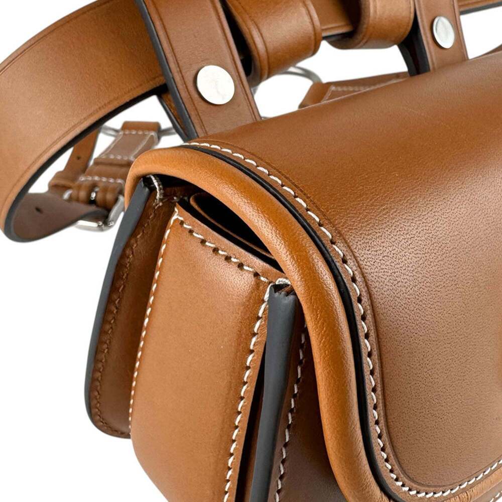GUCCI Brown Leather Bamboo Fanny Pack - Picture 6 of 15